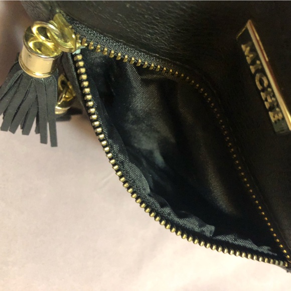 MICHE Black & Gold Tassel Crossbody - Picture 10 of 13